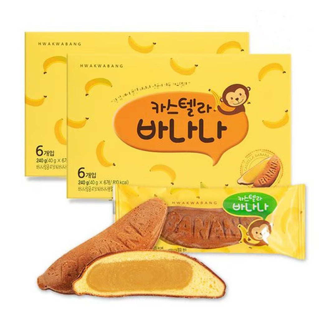 ED1318<br>DAEDOO HWAKWABANG BANANA CASTELLA (6PCS) 10/240G