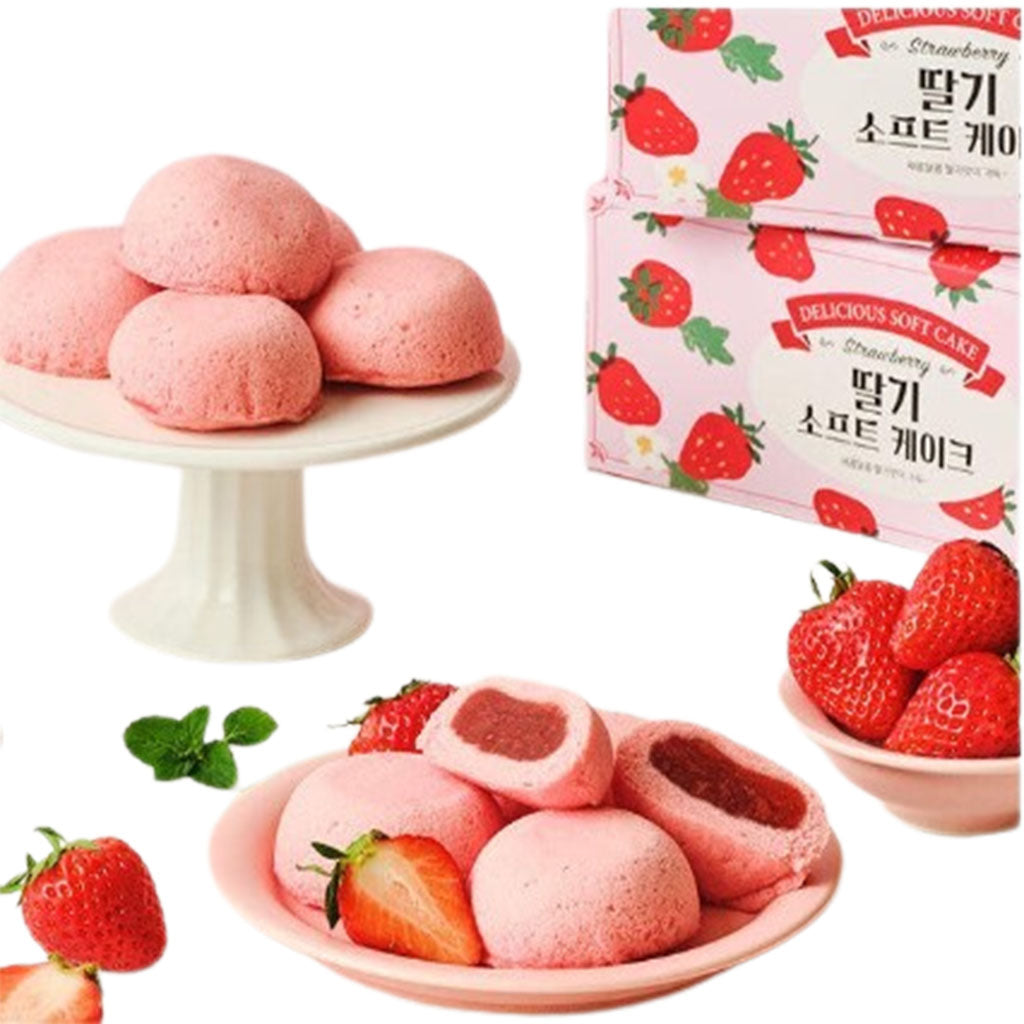 ED1326<br>DAEDOO HWAKWABANG SOFT CAKE STRAWBERRY 12/400G