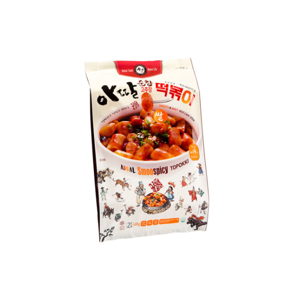 ED1901<br>AD)TTEOKBOKKI WITH SAUCE(TOMATO&RED PEPPER PASTE FLAVORED) 25/500G