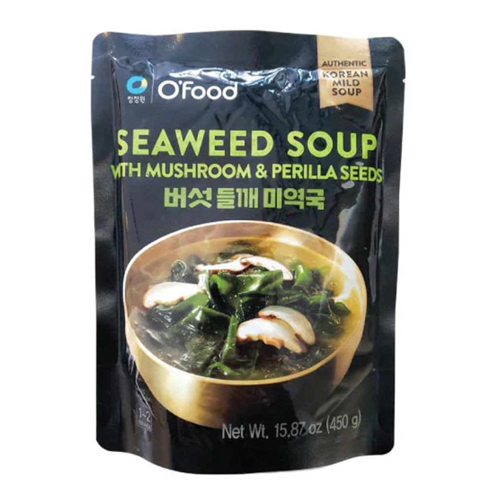 ED6011 <br>CJW)O'Food Seaweed Soup (Mushroom & Perilla Seeds) 20/450G