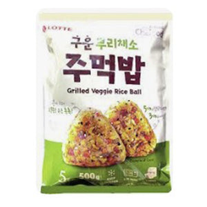 EL7001 <br>LOTTEFOOD) Grilled Veggie Rice Ball 10/5/100G
