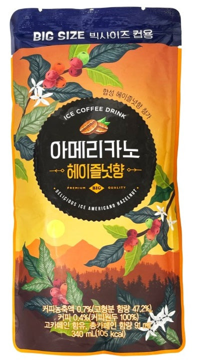 LP0103<br>Y24P)AMERICANO POUCH DRINK HAZELNUTS 40/340ML