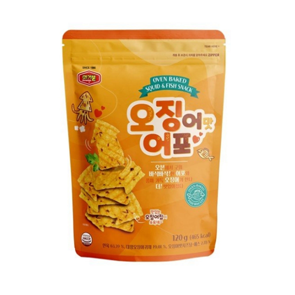 SM2107<br>MURGERBON)OVEN BAKED SQUID & FISH SNACK 9/120G