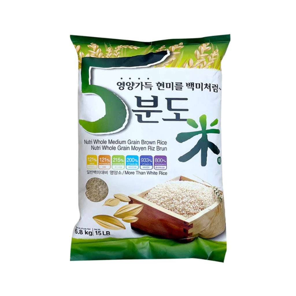 CH1025B<br>Ohboondomi Partially Milled Brown Rice 15LB