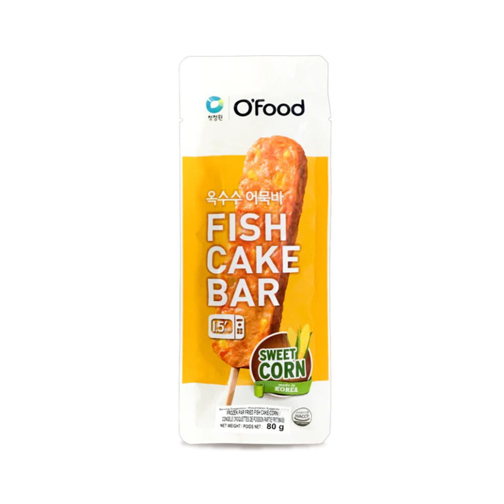 ED5015 <br>CJW)O'FOOD FISH CAKE BAR(SWEET CORN) 30/80G