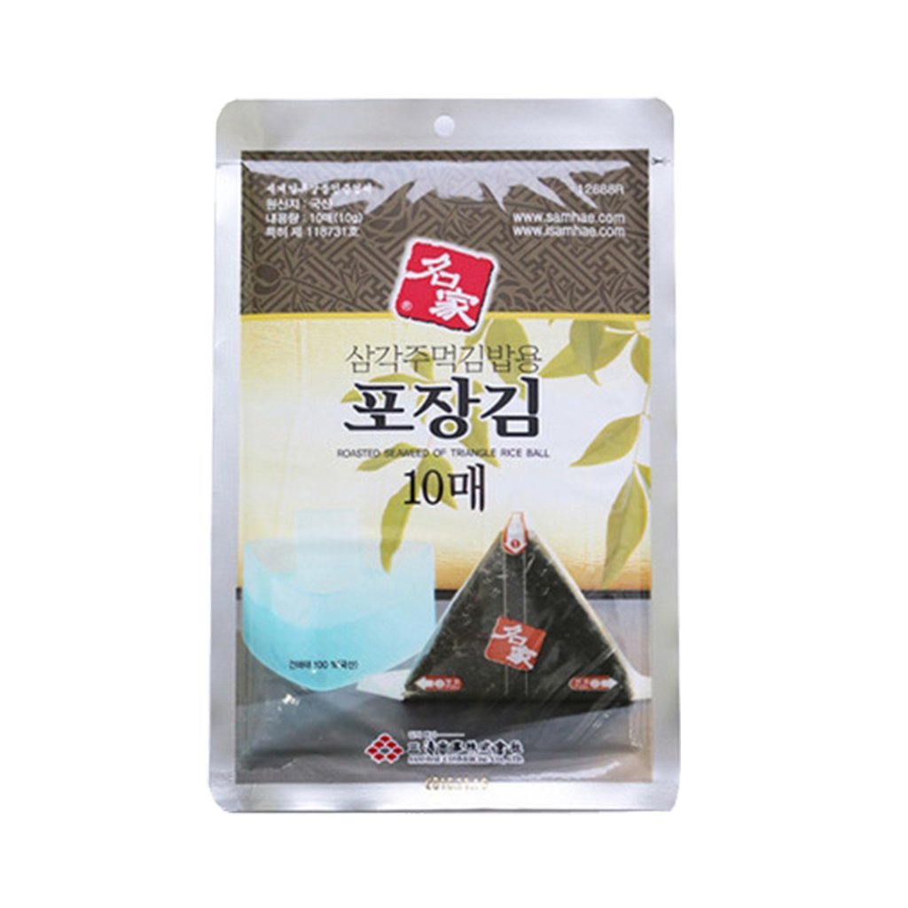 HS2002<br>Myungga Triangle Seaweed For Gimbap 50/10Sheet