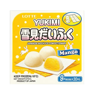 IL49538<br>LOTTE)YUKIMI JAPANESE MOCHI ICE(MANGO) 8/270ML(9PCS)