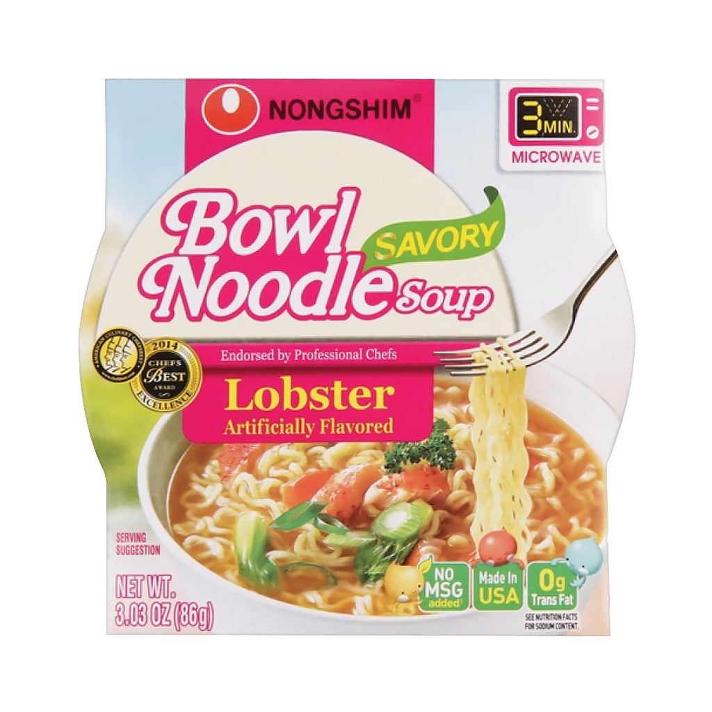 JNB701U<br>Nongshim Bowl Noodle Lobster 12/86G