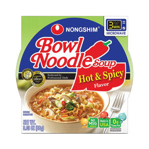 JNB711U<br>Nongshim Bowl Noodle Hot&Spicy 12/86G