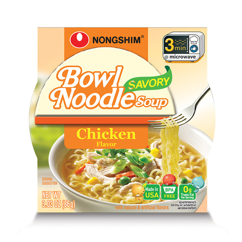 JNB745U<br>Nongshim Bowl Noodle Savory Chicken(Mild) 12/86G