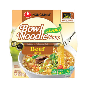 JNB761U<br>Nongshim Bowl Noodle Beef 12/86G
