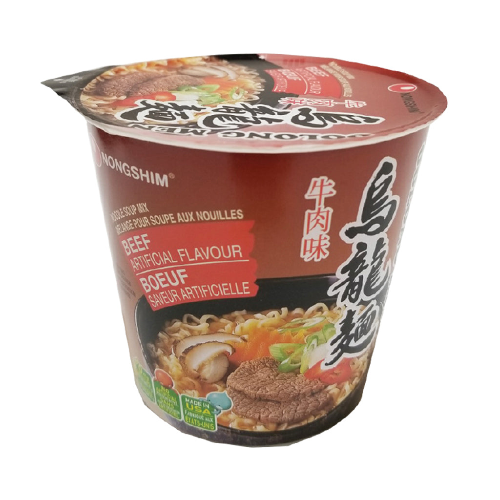 JNO541<br>Nongshim Oolongmen Cup Noodle(Beef) 6/75G