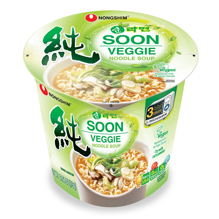 JNS851<br>Nongshim Soon Veggie Cup 6 Can 1/6/75G