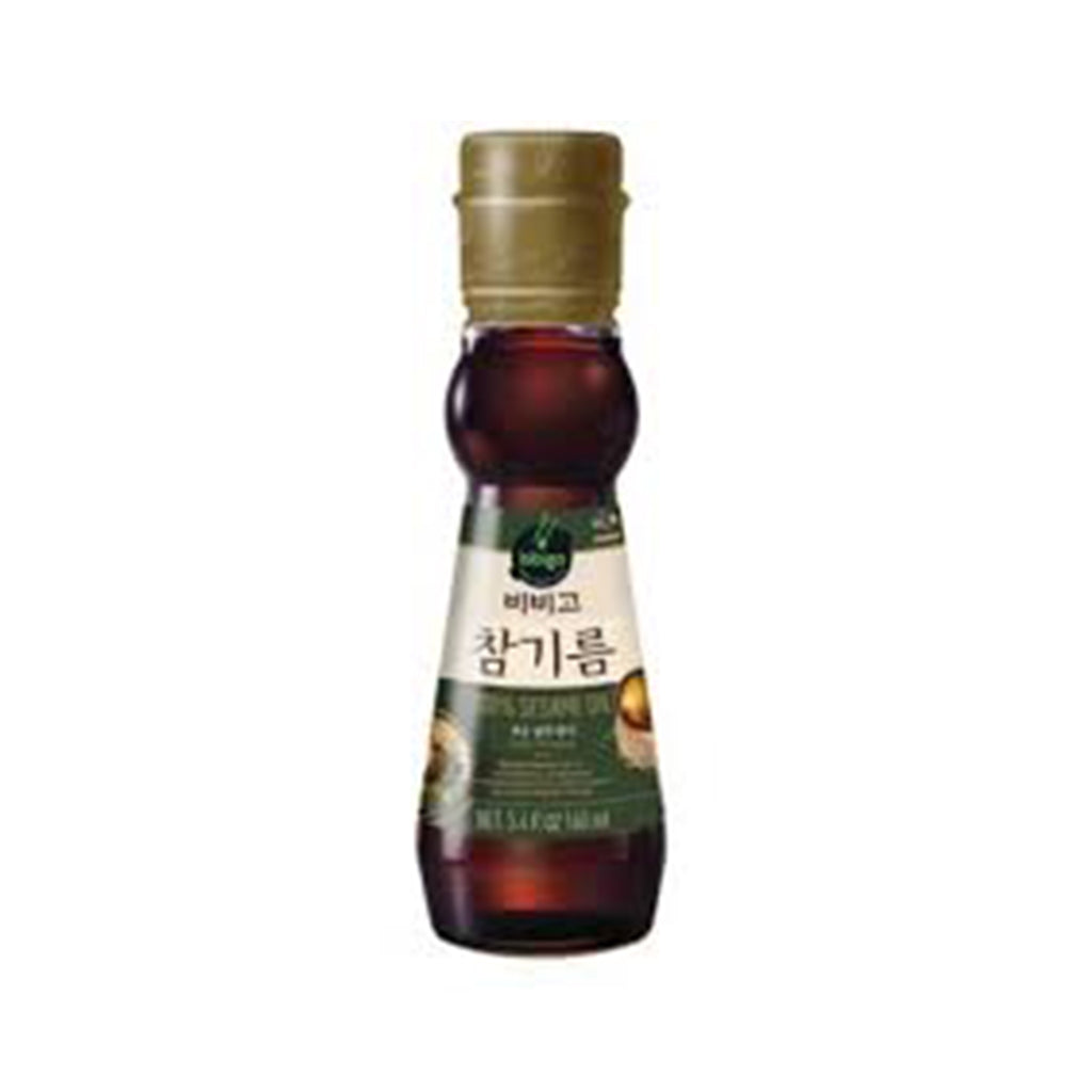 KB1025  <br>CJ)Bibigo Sesame Oil (Bottle) 20/160ML