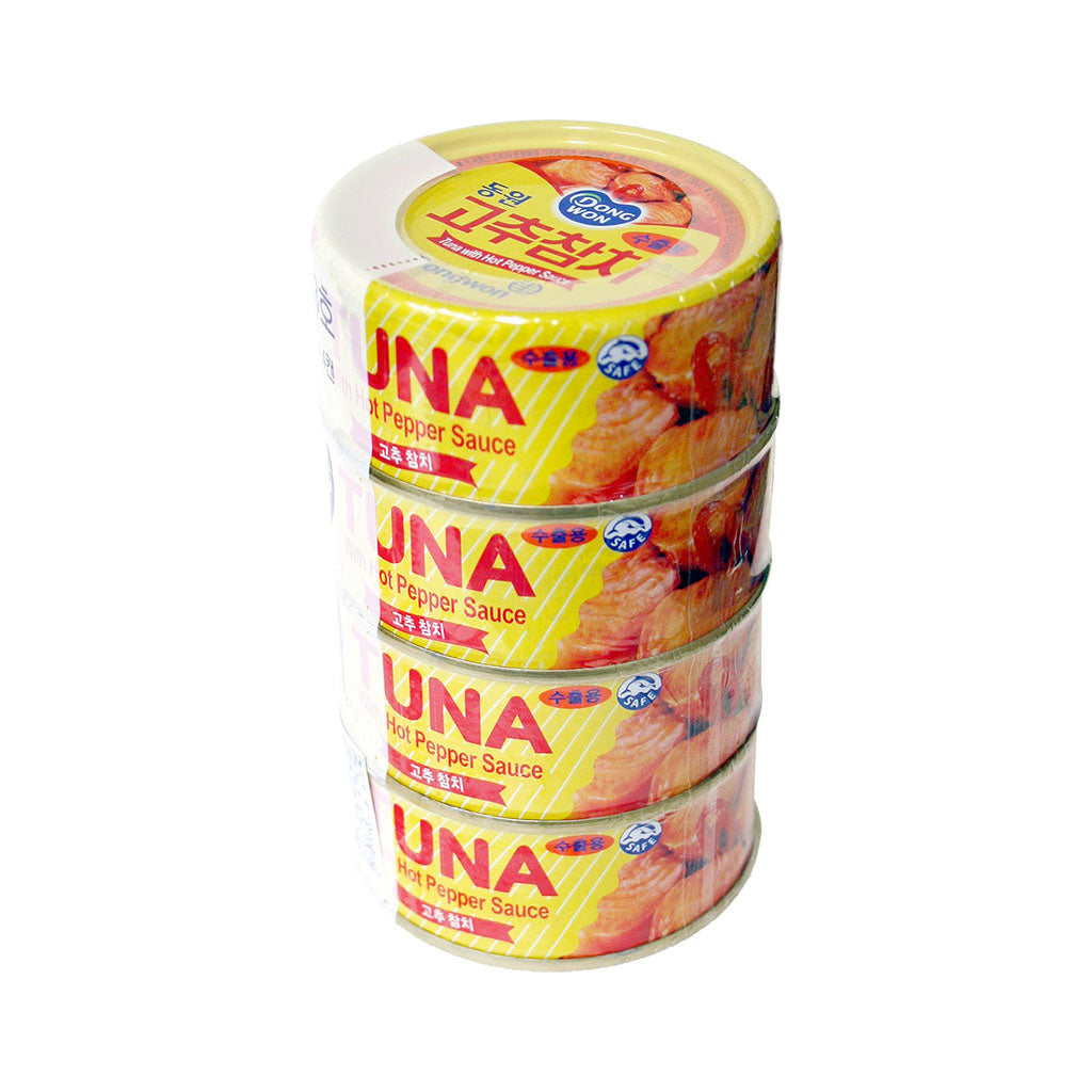 KD1042A<br>Dongwon Light Tuna With Red Pepper (4 Bundle) 12/4/150G