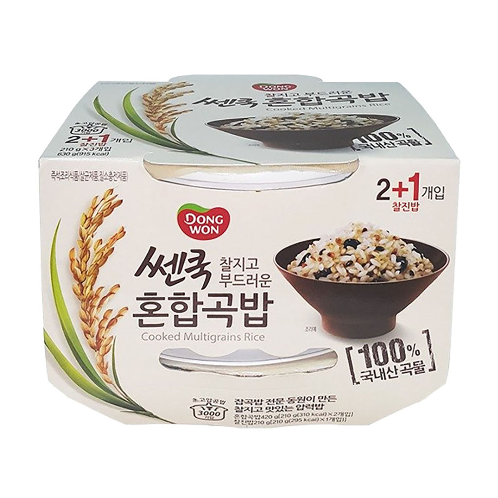 KD1063Dongwon Cooked Multigrains Rice 6/3/210G – Lemond Food