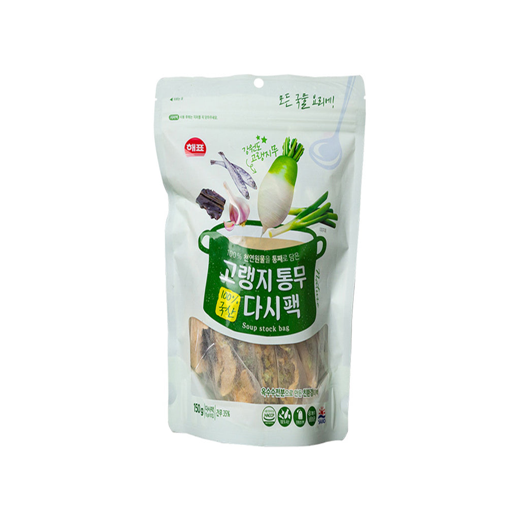 KS6515<br>Sajo Haepyo Radish Soup Stock (Tea Bag) 16/150G
