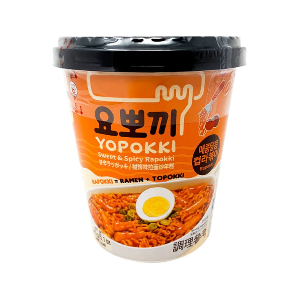 KY1111 <br>YP)Yopokki Sweet&Spicy Rabokki (CUP) 16/145G