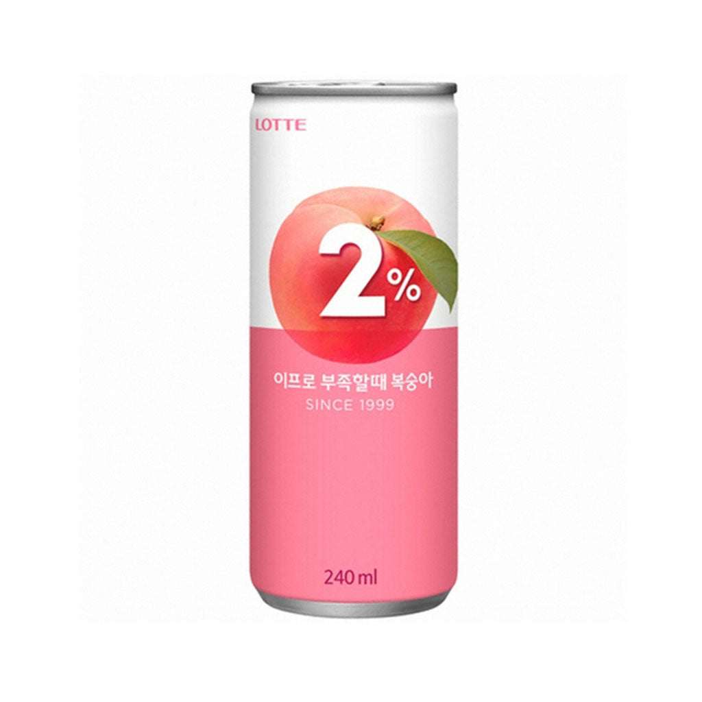 LL0001B<br>Lotte 2% Drink(Peach) 5/6/240ML