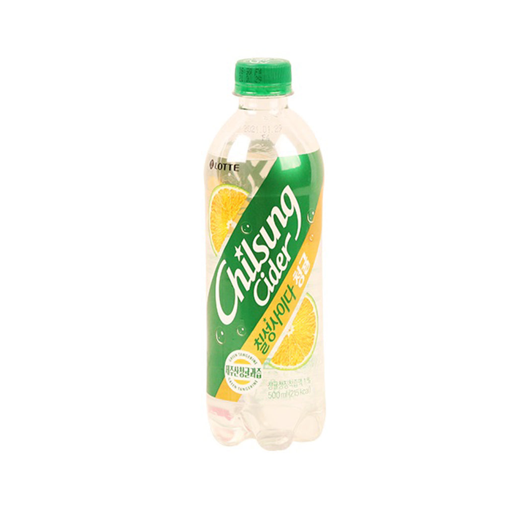 LL0004T <br>LOTTE)Chilsung Cider Green Tangerine 4/6/500ML