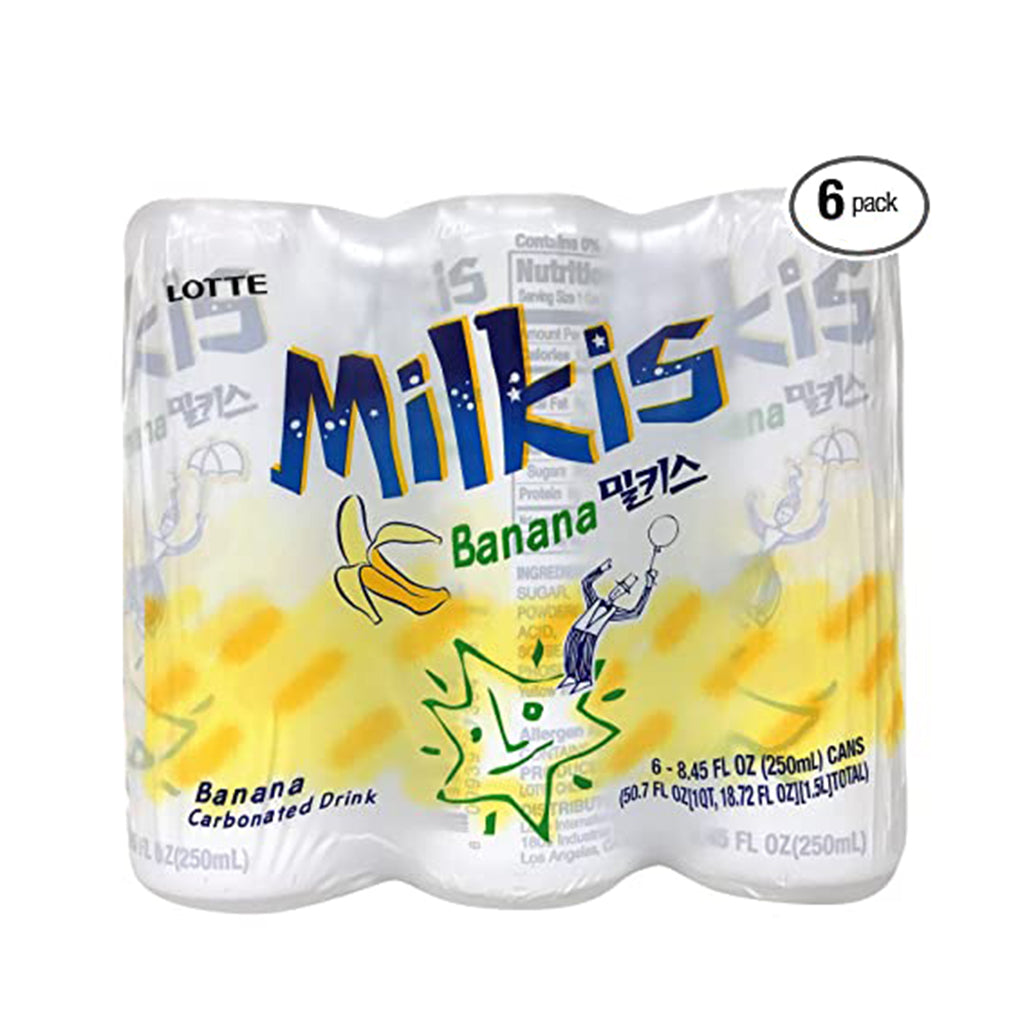 LL1025T<br>Lotte Milkis(Banana) 5/6/250ML