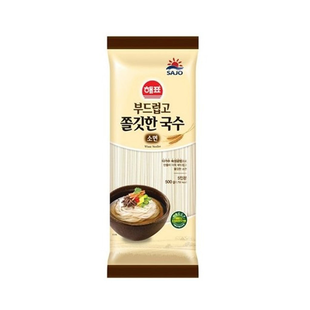 NS7001<br>Sajo Haepyo Dried Gooey Thin Noodle 24/500G