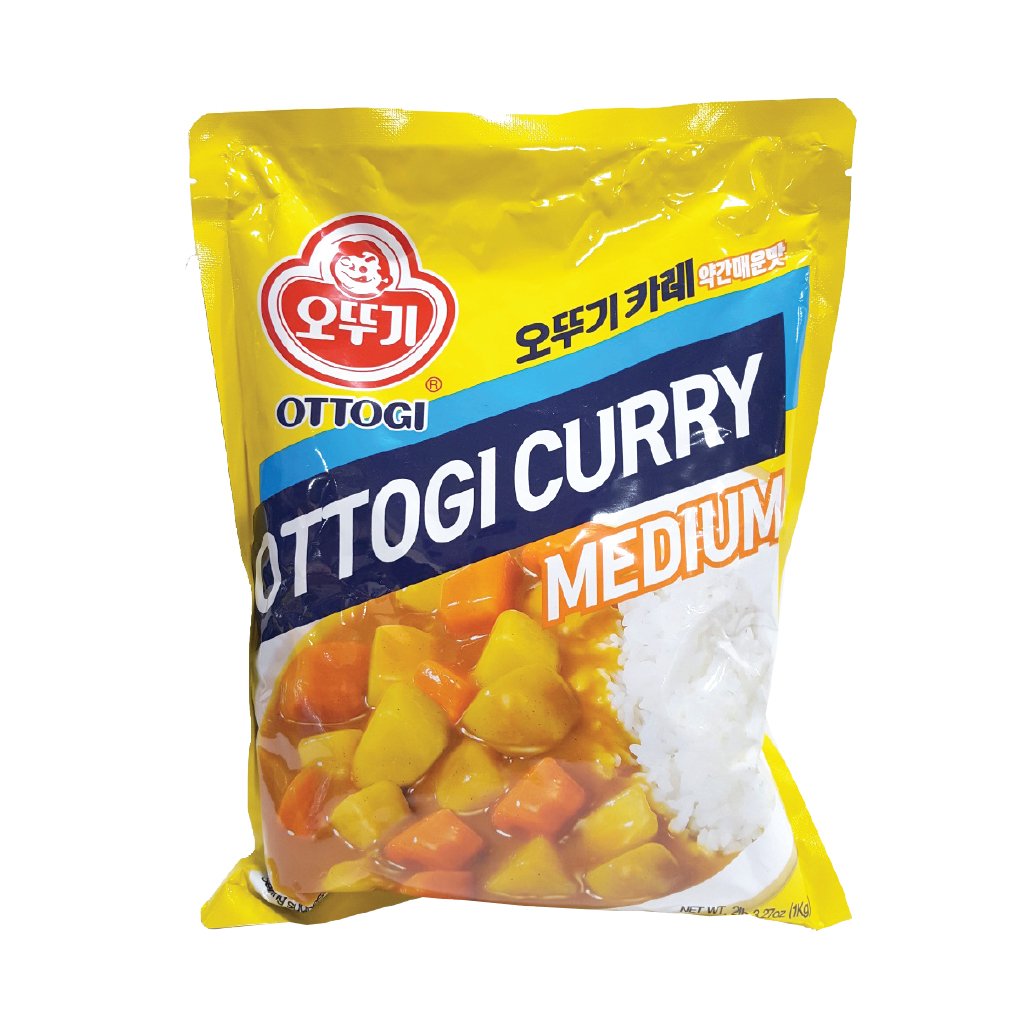 PO1025<br>Ottogi Curry(Med/Hot) 10/2.2LB(1Kg)
