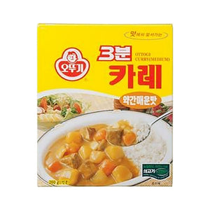 PO1210A<br>Ottogi 3Minutes Curry(Med/Hot) 24/190G