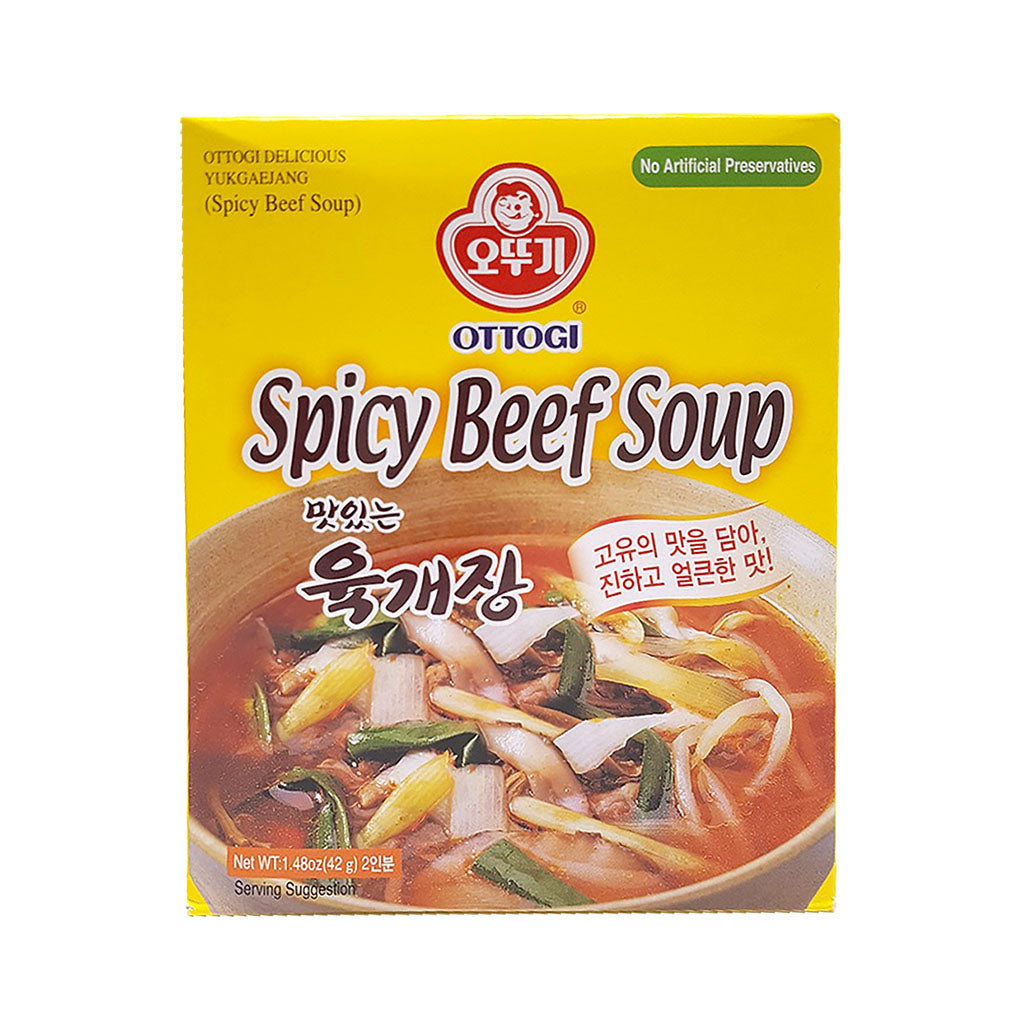 PO1508<br>Ottogi Yukgyejang (Hot&Spicy) Soup12/42G(21G*2)