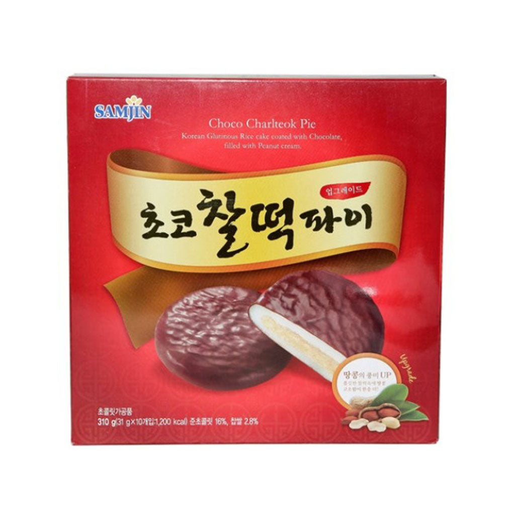 SS9311<br>Samjin Choco Rice Cake Pie (Peanut) 8/310G